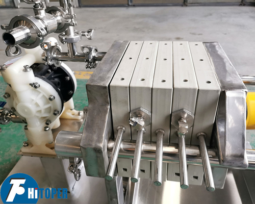 Simple Laboratory Membrane Filter Press System For Solid Liquid Separation