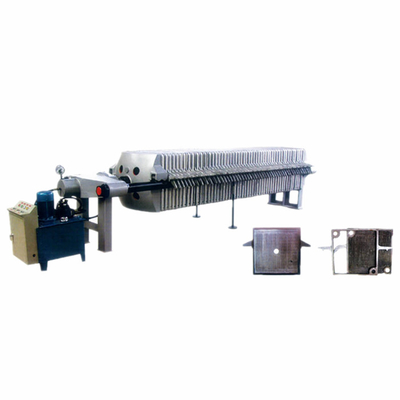 High Temperature Cast Iron Filter Press for Dewatering High Temperature Materials