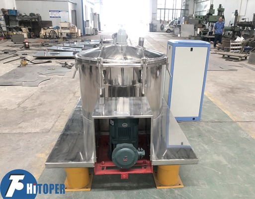 304 / 316L Material High Speed Industrial Basket Centrifuge with Flat Plate Design for Large Capacity Separation