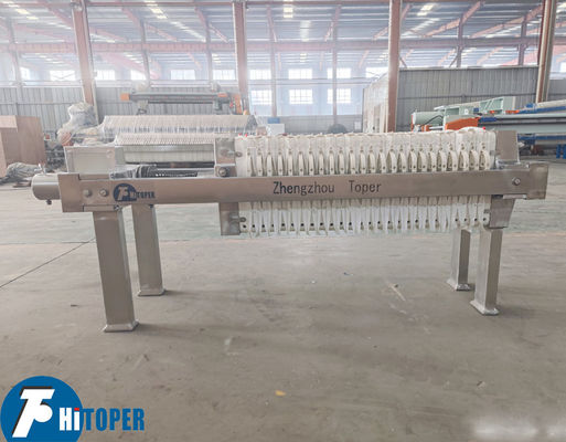 Stainless Steel Filter Press suitable for in mining metallurgy petroleum chemical and textile industries with performance