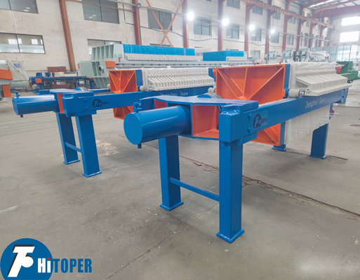 0.6Mpa Filtrating Pressure Chamber Filter Press Machine For Sludge Dewatering With 630mm PP Plate