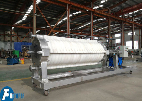 Cotton Cake Filter Press With 400mm Or 500mm Round Plate Size And Corner One Feeding Type For Liquid Purification