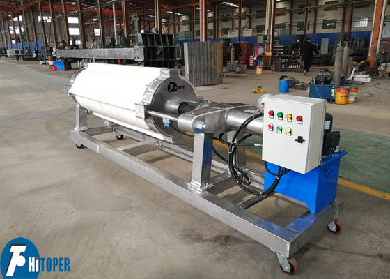 Cotton Cake Filter Press With 400mm Or 500mm Round Plate Size And Corner One Feeding Type For Liquid Purification