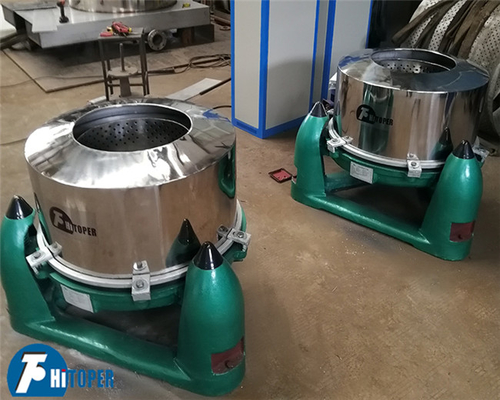 Industrial Basket Centrifuge for Solid-Liquid Separation with Three-Foot Design and High Separation Efficiency