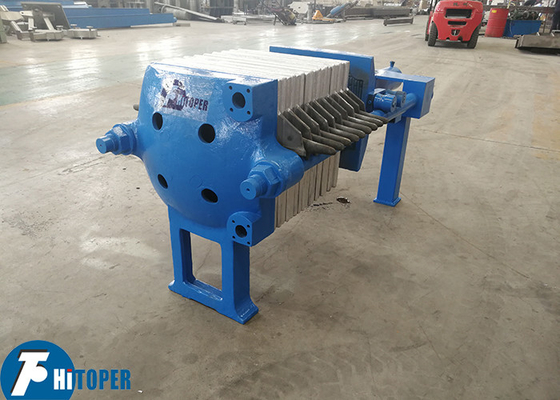 Cast Iron Plate and Frame Filter Press for High Pressure and Temperature Filtration Fast Unloading and Long Service Life