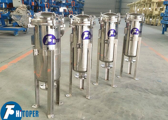 17L Volume Lug Flange Structure Stainless Steel Bag Filter Housing