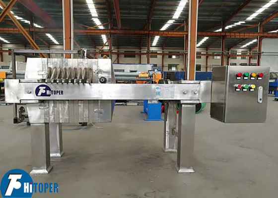 Stainless Steel Filter Press suitable for in mining metallurgy petroleum chemical and textile industries with performance