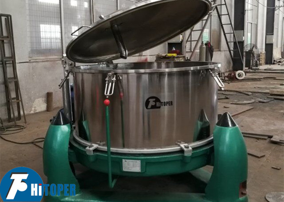 Separating & Dehydrating Textiles/Yarn-Beam Manual Top Discharging Stainless Steel Centrifuge