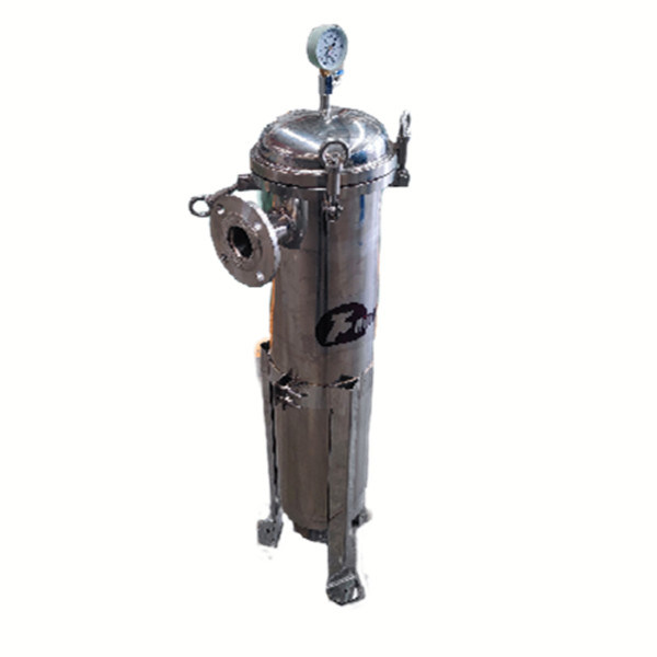Bag Filter Housing Designed for Waste Water Filtration with Metal Basket Support and Convenient Filter Bag Replacement System