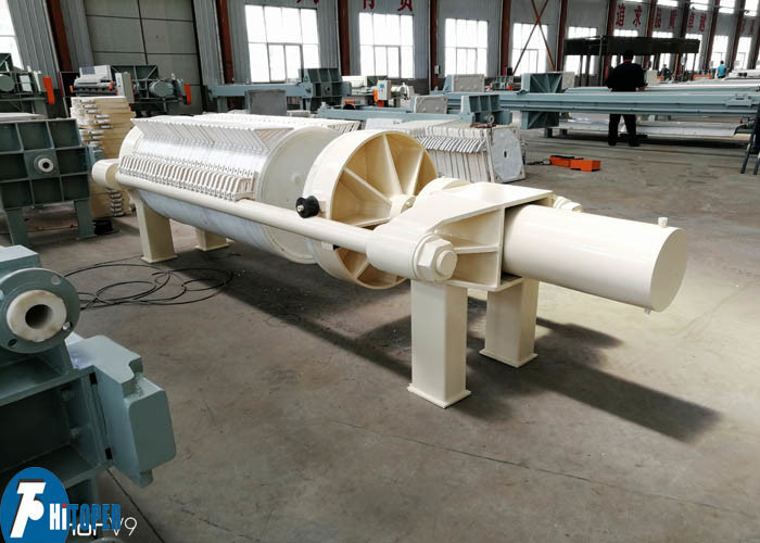 Round Plate Filter Press automatic hydraulic filter press machine for solids liquid separation with corrosion resistant filter plates