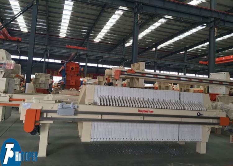 0.6Mpa Automatic Discharge Filter Press For Chemical / Medicine / Food Industry Purification,Dehydration,Concentration ​