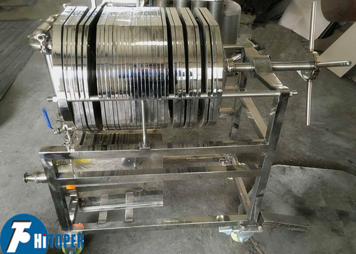Industrial Plate and Frame Filter with multi layer design using 304 and 316L stainless steel for solid liquid separation processes