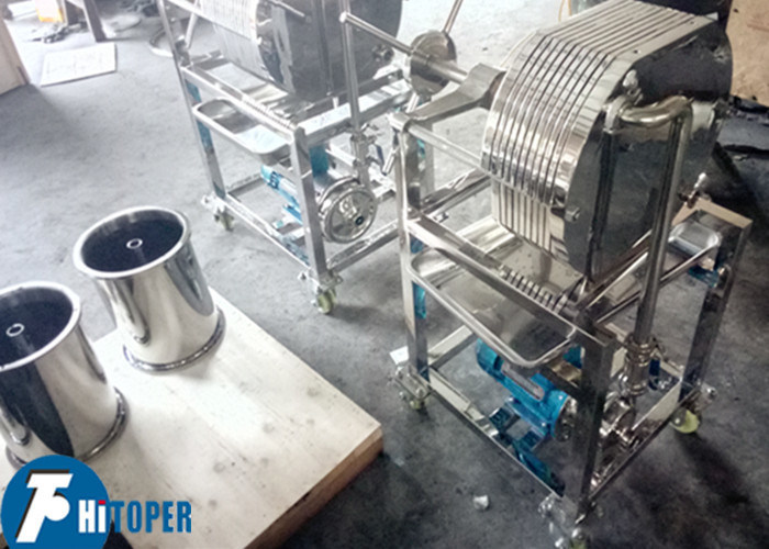 Diameter 400mm Plate And Frame Filter For Solid Liquid Separation with Centrifugal Pump Feeding