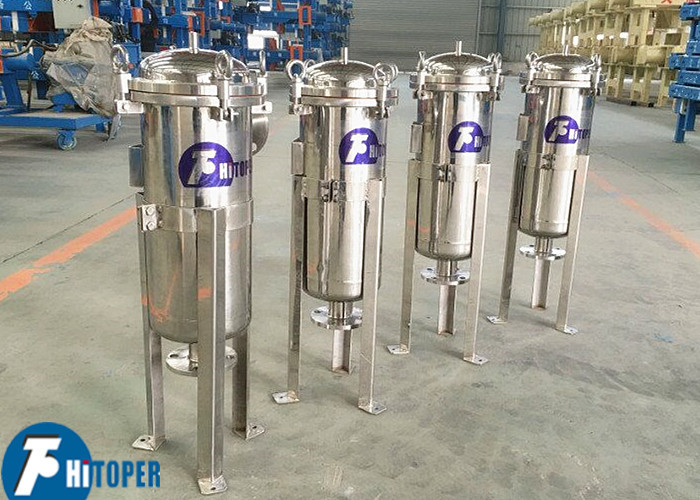 17L Volume Lug Flange Structure Stainless Steel Bag Filter Housing